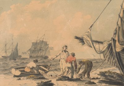Figürlü Sahil Manzarası by John Thomas Serres