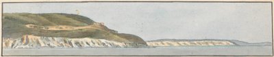 Dunmose, West by North (bir binek üzerindeki beş çizimden biri) by John Thomas Serres