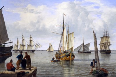 Thames Halicinde Nakliye, 1820 by John Thomas Serres