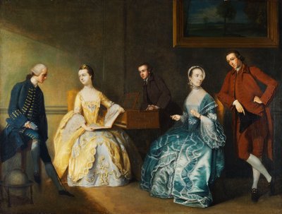 Chambers Ailesinin Bir Grup Portresi, by John Thomas Seton