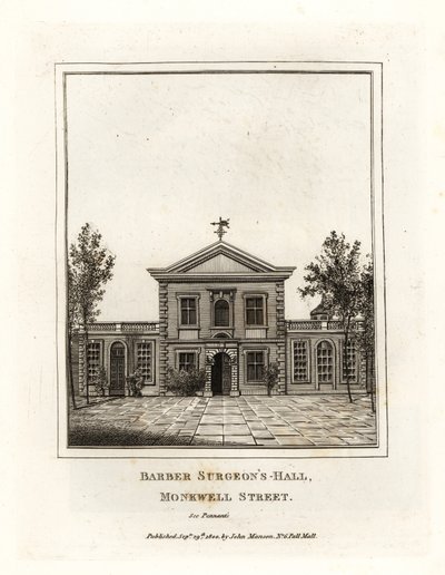 Berber Cerrah Salonu, Monkwell Caddesi by John Thomas Smith