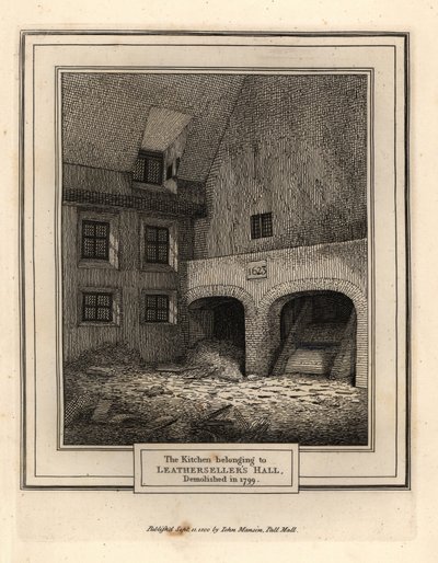 Dericiler Salonunun Mutfağı, Londra by John Thomas Smith