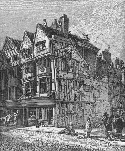 Long Lane, Smithfield, Londra Şehri, 1810 1911 by John Thomas Smith