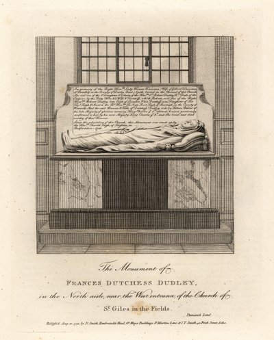 Leydi Frances Kniveton Anıtı, Dudley Düşesi, Sir Gilbert Kniveton