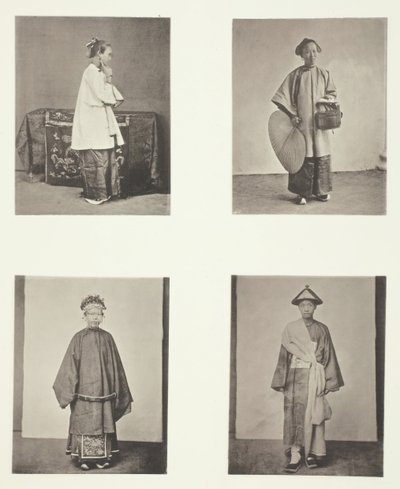 Bir Kanton Hanımı, Hanımın Hizmetçisi, Bir Gelin ve Damat, c. 1868. by John Thomson