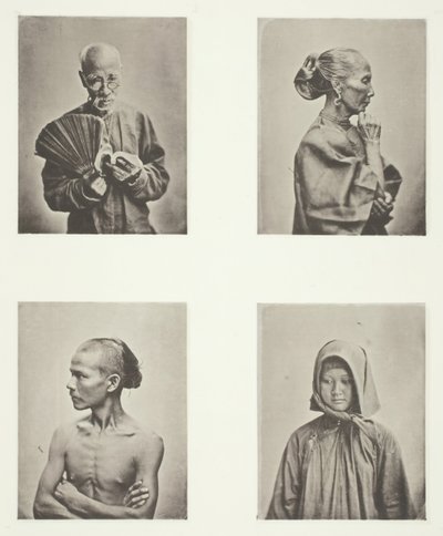 Dört Kafa, Emekçi Sınıfın Türleri, c. 1868. by John Thomson