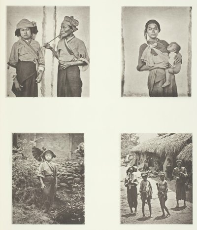 Pepohoan Kadınları, Çocuk Taşıma Şekli, Baksa Kadını Kostümü, Lakoli, c. 1868. by John Thomson