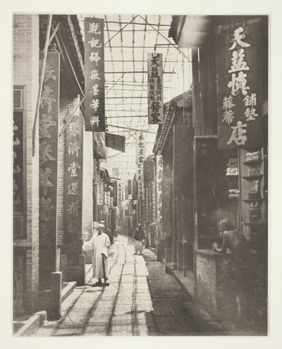Fizik Caddesi, Kanton, c. 1868. by John Thomson