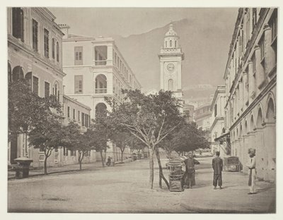 Saat Kulesi, Hong Kong, c. 1868. by John Thomson