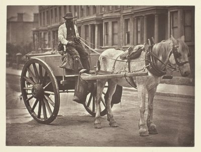 Su Arabası, 1881. by John Thomson