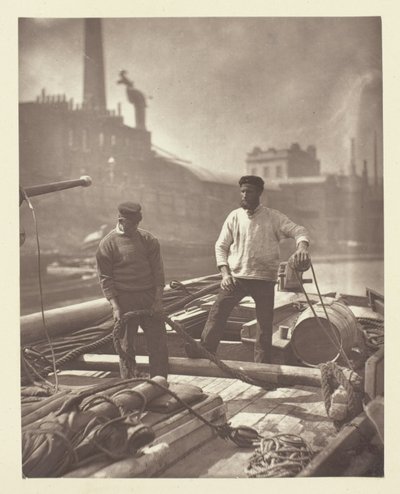 "Sessiz Otoyol"daki İşçiler by John Thomson