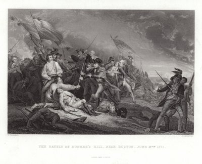 Bunker Tepesi Savaşı by John Trumbull