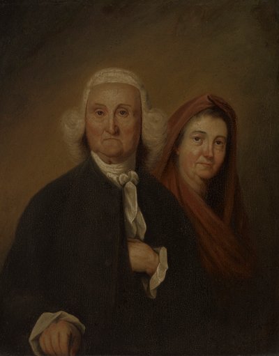 Vali Jonathan Trumbull, Sr. ve Faith Robinson Trumbull (1710) by John Trumbull