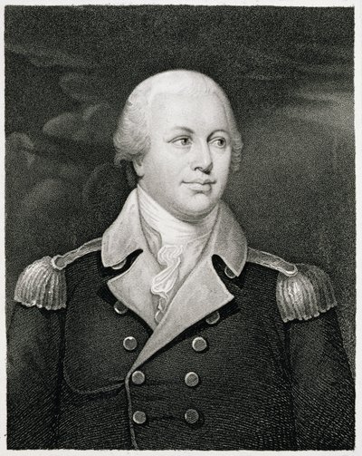 Tümgeneral Nathaniel Greene (1742-86), John B. Forrest (1814-70) tarafından oyulmuş by John Trumbull
