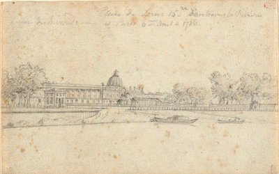 Louis XV Meydanı by John Trumbull
