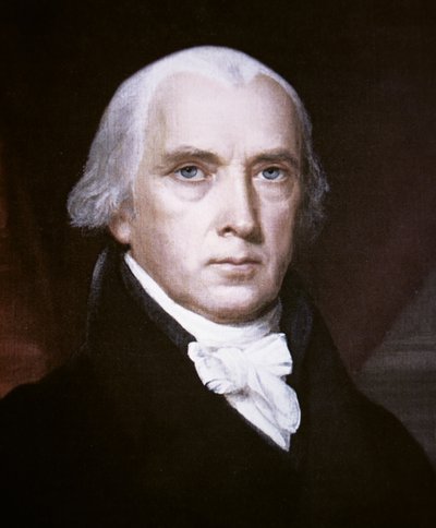 James Madison (1751-1836) (renkli taş) by John Vanderlyn