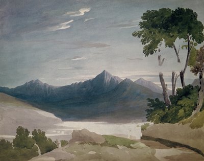 Snowdon, yaklaşık 1820 by John Varley