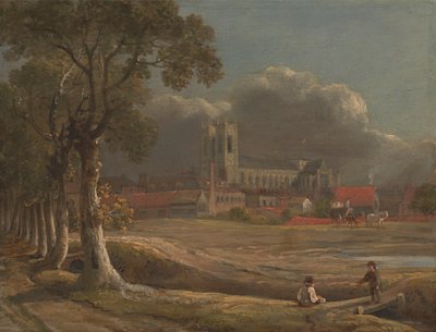 Tothill Fields'dan Westminster Abbey by John Varley