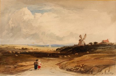 Küçük Manzara Hollandalı, 19. yüzyılın başlarında. by John Varley I
