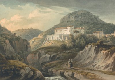 Salerno yakınlarındaki Vietri'deki manastır by John Warwick Smith