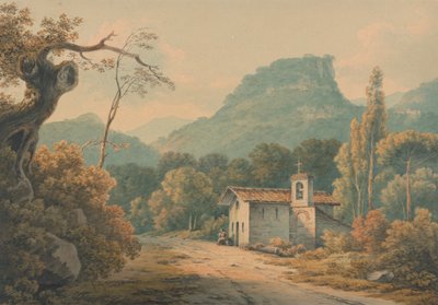 Frascati'deki Hermitage by John Warwick Smith