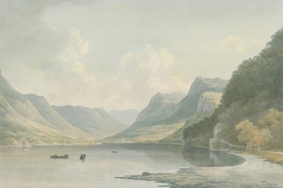 Ullswater, Patterdale'e doğru bakıyor by John Warwick Smith