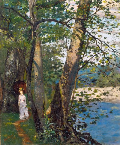 The Sycamores (Broad Ripple), c.1878 (tuval üzerine yağlı boya) by John Washington Love