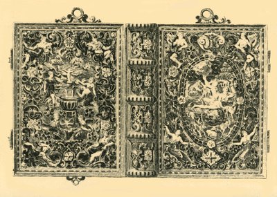 Altın kitap kapağı, 19. yüzyıl, 1881. by John Watkins