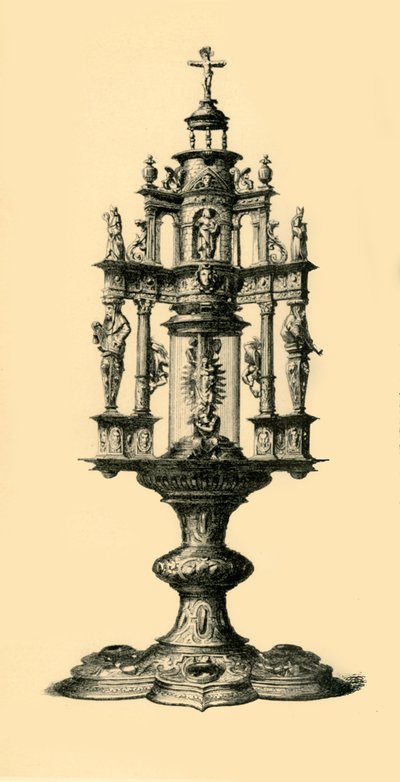 Monstrance, 16. yüzyılın sonu, 1881. by John Watkins