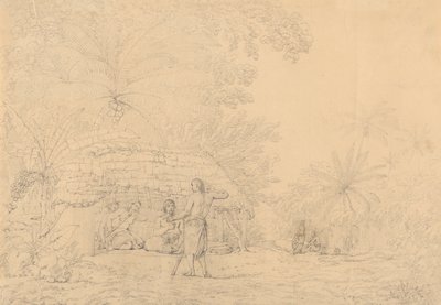 Annamooka'dan Bir Görünüm by John Webber