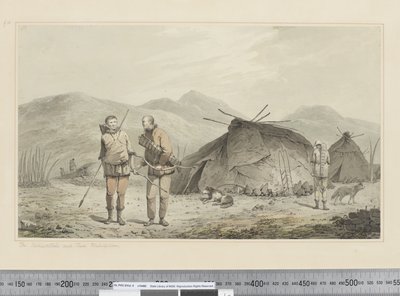 F.31 Tschuktschi ve Habitations, c.1773-84 (suluboya) by John Webber