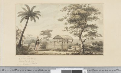 F.45 Mezar Görünümü c.1783-84 (suluboya) by John Webber