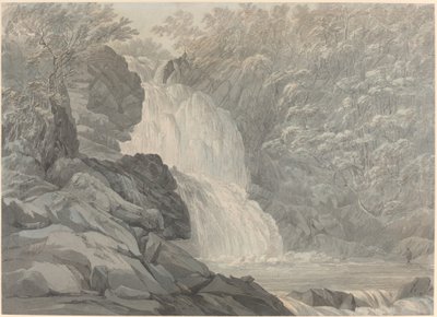Dolgelly yakınlarındaki Mawddach Şelalesi by John Webber