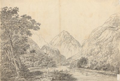 Oheitepeha Bay, Otaheite'de görüntüle by John Webber