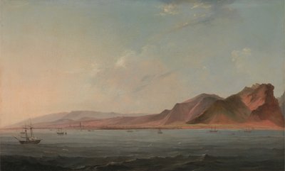 Santa Cruz, Tenerife'nin görünümü by John Webber