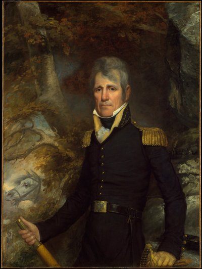 Genel Andrew Jackson, c.1819 by John Wesley Jarvis
