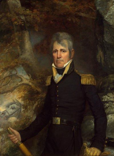 Genel Andrew Jackson, yak. 1819. by John Wesley Jarvis