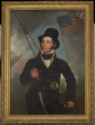 Yüzbaşı Samuel Chester Reid'in Portresi by John Wesley Jarvis