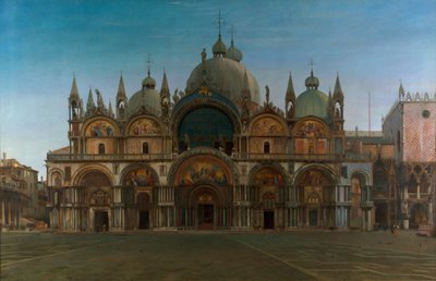 San Marco Bazilikası'nın Batı Cephesi, Venedik, İtalya by John Wharlton Bunney