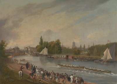 Isis Nehri'nde Bir Tekne Yarışı, Oxford by John Whessell