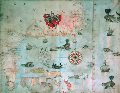 Chesapeake Körfezi, Florida, c.1585-1603 by John White