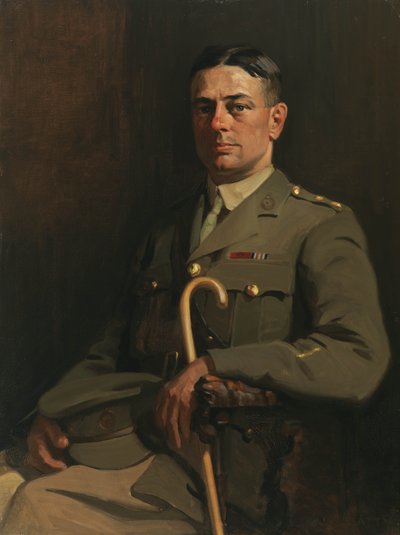 Çavuş portresi. G. H. Mullin, VC, 1914-19 by John William Beatty