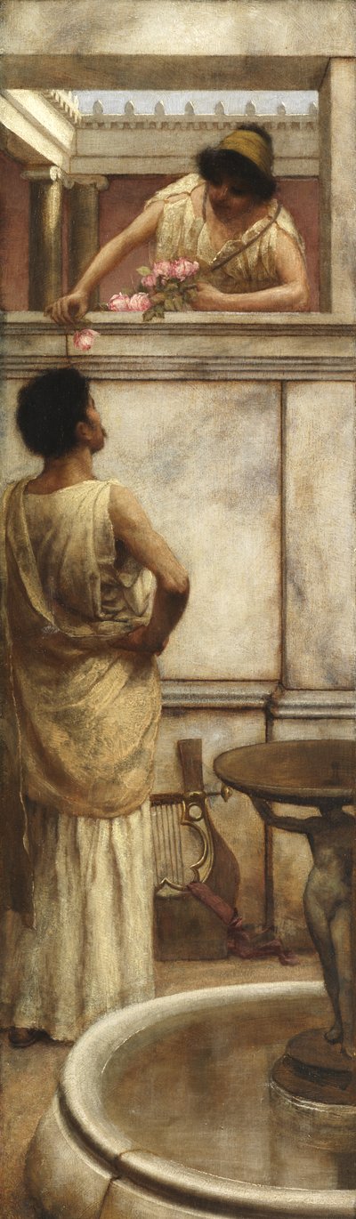 Serenattan sonra by John William Godward