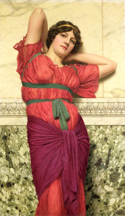 tefekkür by John William Godward