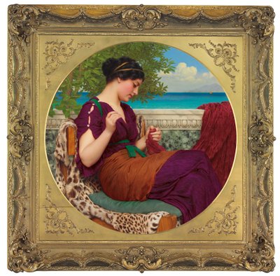 Uzaklardaki Düşünceler, 1911 by John William Godward