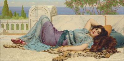 Yaramazlık ve Huzur, 1909 by John William Godward