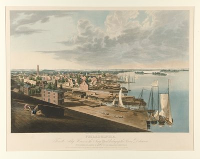 Donanma Tersanesindeki Gemi Evinden Philadelphia, Delaware Nehri