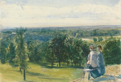 Richmond Park'ta by John William Inchbold