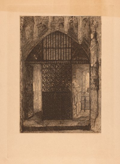 Westminster Abbey'de by John William Inchbold