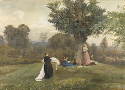 Çamaşır Günü, Batı Somerset (kağıt üzerinde wc) by John William North